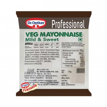 Dr.Oetker Professional VEG MAYONNAISE MILD & SWEET - 1 kg